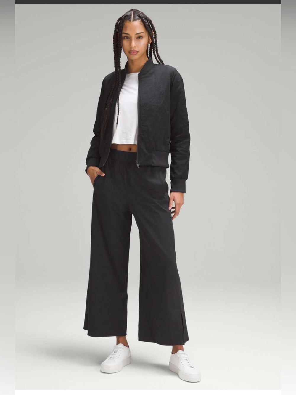 EUC lululemon stretch woven wide leg pants